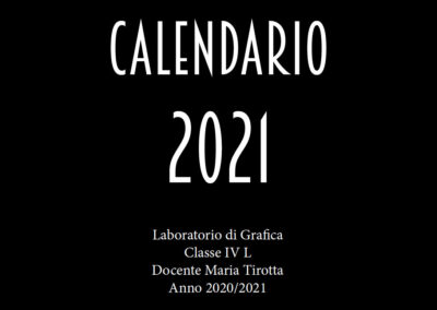 Calendario 2021 Classe IV L Grafica